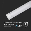 V-Tac 10W LED armatur - Samsung chip, 30 cm, 230V, 1200lm, RA80, 5 års garanti
