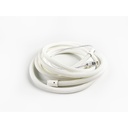 3m RGBIC Neon flex slange med Bluetooth App og fjernbetjening - Vævet reb, USB-opladning - Komplet sæt til lysdekorationer.