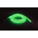 3m RGBIC Neon flex slange med Bluetooth App og fjernbetjening - Vævet reb, USB-opladning - Komplet sæt til lysdekorationer.