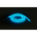 3m RGBIC Neon flex slange med Bluetooth App og fjernbetjening - Vævet reb, USB-opladning - Komplet sæt til lysdekorationer.