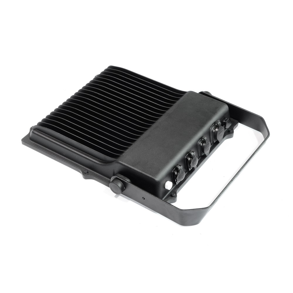 RGBW DMX projektør - 100W, DMX512, IP65, 6100lm, RA80, 230V, Vandtæt LED projektør med farveskift og DMX-styring