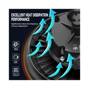 200W Solara 2 LED høj bay - 210lm/w, IP65, Philips driver, 0-10V dæmpbar, 5 års garanti