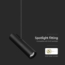 V-Tac Pro Serie GU10 Aluminium Sort Lampefatning - 3 års garanti