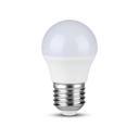 G45 VT-290 LED-pære, 6,5W, E27, 4000K, plast, 600lm, RA80 - 1 stk.