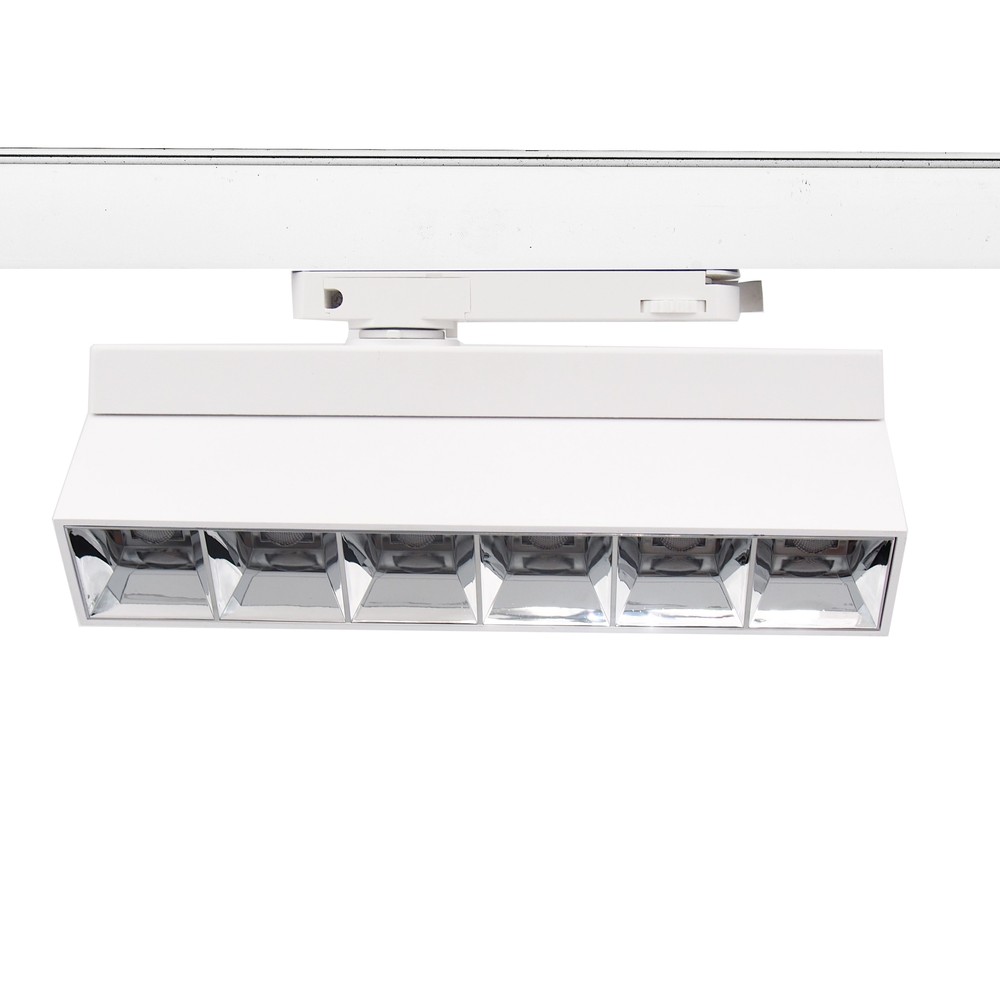 Justerbar LED lysskinne til 3-faset skinner, 36W, 23,5 cm, hvid, RA92 - LEDlife