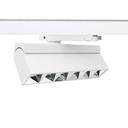 Justerbar LED lysskinne til 3-faset skinner, 36W, 23,5 cm, hvid, RA92 - LEDlife