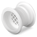 Dør-ventilationsrist - Ø40mm D35-40mm Hvid (6 stk.)