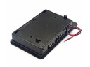 Batteriholder til 6xAA batteri, til panelmontage