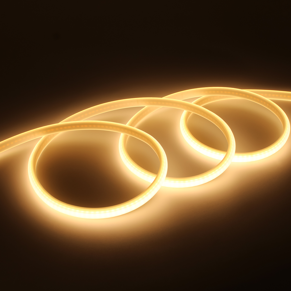 HiCri Neon COB RA95 LED Strip 5m - 230V, IP67, 288 LED, 11W/m, kan klippes hver 10cm