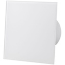 dRim ventilator m. kugleleje og timer hvid front