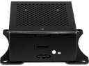 Raspberry Pi 5 Alu. Case w. active cooling fan, Black