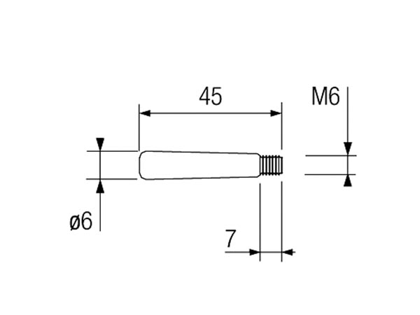 6800uF 50V Lodret elektrolyt, snap-in, Ø25x45mm (105°C)