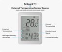 Zigbee SNZB-02DR2 - Temperatur- og Fugtighedssensor