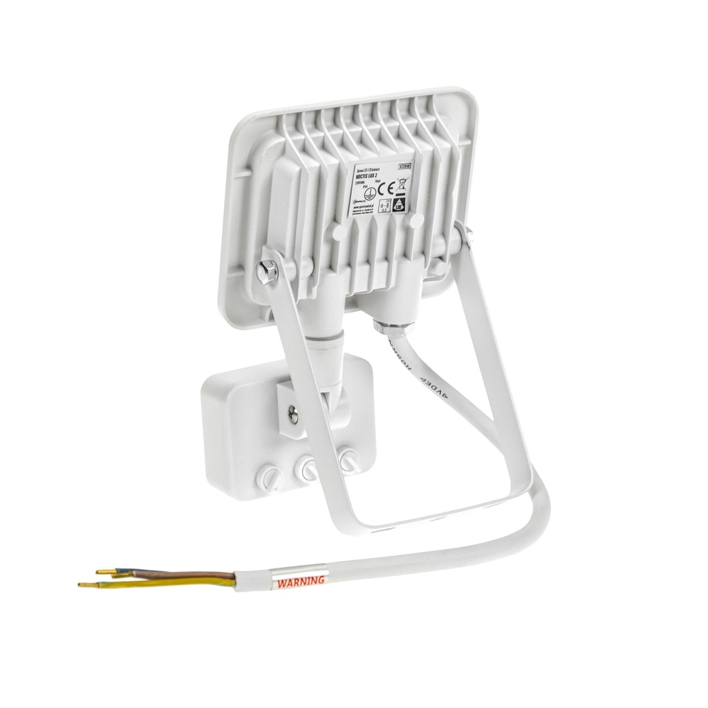 10W LED projektør m. sensor 6000K 830 Lumen