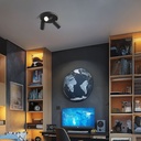 Madara Altro Loftlampe Sort 3xGU10 - 230V IP20 Elegante Runde Design Mål 220x134mm