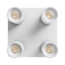 Madara Loftslampe i Hvid til 4 GU10 Pærer - IP20, 230V - 220x220x134mm