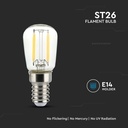 ST26 LED pære 2W - Kultråd, 4000K, E14 fatning, 200lm, RA80, Energibesparende LED lys til indendørs belysning.