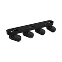 480mm Madara loftslampe - sort, 4xGU10, 230V, IP20 - 70x135mm, elegant design til dit hjem