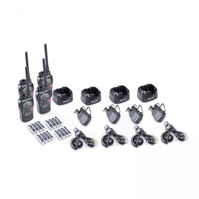 G9 PRO - PMR446 håndradio sæt (4 pak inkl. kuffert)