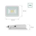 10W LED Projektør 3000K 810 Lumen