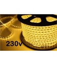 5 m. vandtæt LED strip 4200K 230V, IP67