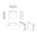 LED Dæmper til Indbygning - EasyDimmer500 - 250W, Kip/Push Dæmpning, 230V Input, Korrespondance