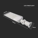 70W LED Gadelampe med Samsung Chip Adapter, 6500K, 110lm/W, IP65, 7500lm, RA70, 5 års garanti