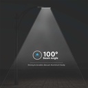 70W LED Gadelampe med Samsung Chip Adapter, 6500K, 110lm/W, IP65, 7500lm, RA70, 5 års garanti