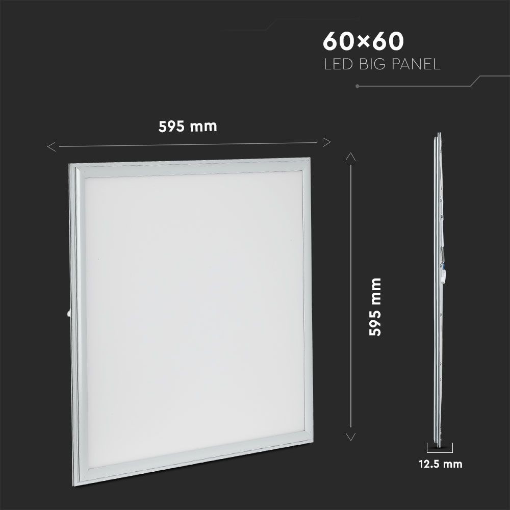 40W LED Panel 60x60 Samsung Chip 4000K - 5 års garanti