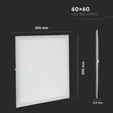 40W LED Panel 60x60 Samsung Chip 4000K - 5 års garanti