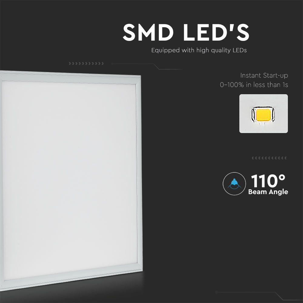40W LED Panel 60x60 Samsung Chip 4000K - 5 års garanti