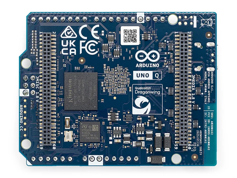 Arduino UNO Q - 2GB DDR4, 16GB eMMC