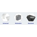 TORRE 2XGU10 Væglampe grå