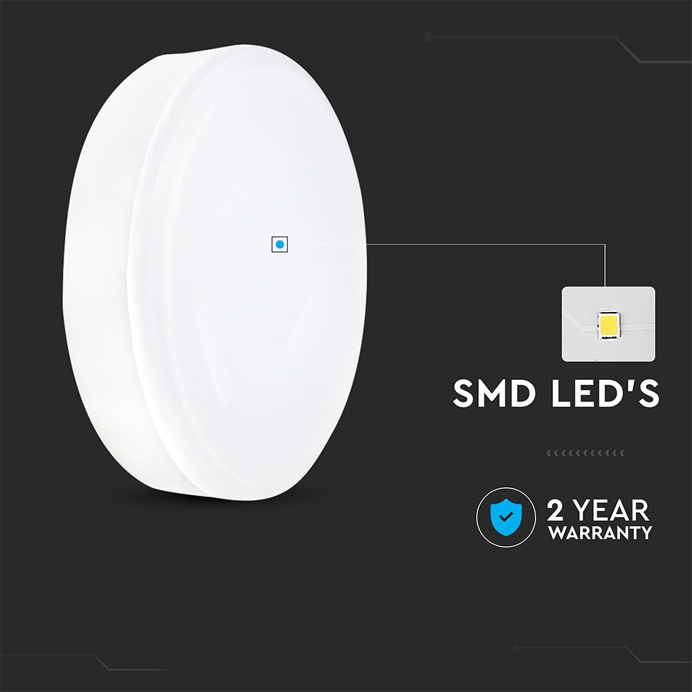 Vt-207 LED Pære 6.4W GX53 Fatning - Plast, 3000K, 560lm, RA80