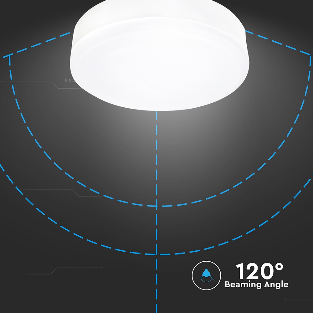 Vt-207 LED Pære 6.4W GX53 Fatning - Plast, 3000K, 560lm, RA80