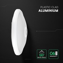 Vt-13 LED Kupellampe 12W med PIR sensor, Cree chip, 4000K, hvid hus - 1000lm, RA80