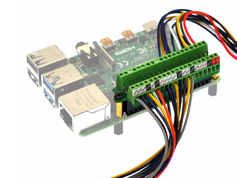 GPIO Skrueterminal Breakout til Raspberry Pi 4B/3B+/Zero 2W
