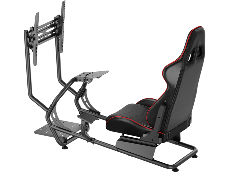 Racing Simulator Cockpit m. Monitor mount