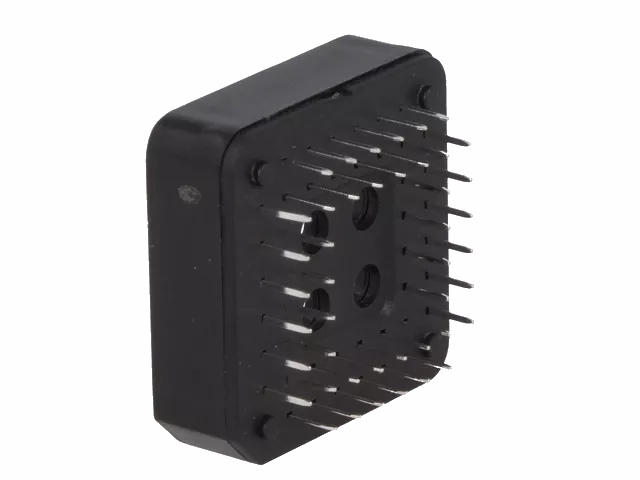 PLCC sokkel - 44P ledningsfri chipholder, non-staggered