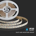 240 LED Strip Light 21W - 3in1, IP20, 24V, 15mm, Hvid, Dobbelt Printplade, 5m/Rulle