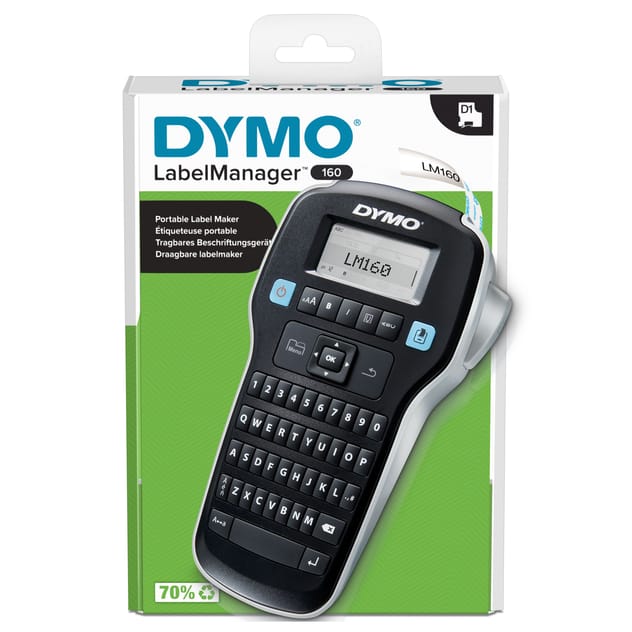 DYMO LabelManager 160, håndholdt labelprinter