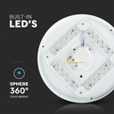 12W LED Kuppel Lys - 230mm med Stjernedæksel, CCT 3i1, Rundt