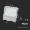VT-4455 LED Projektør 50W Cree Chip 3000K Sort Hus Gråt Glas 135lm/W IP65 6 Års Garanti