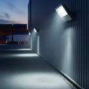 LED projektør 100W - CREE-chip, 1m kabel, 4000K, sort hus, 135 lm/W, 6 års garanti, IP65