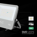 LED projektør 100W - CREE-chip, 1m kabel, 4000K, sort hus, 135 lm/W, 6 års garanti, IP65