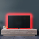 90 LED Strip Sæt - IP65 RGB+3in1 Striplys, kompatibel med Alexa og Google Home, EU-stik