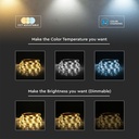 90 LED Strip Sæt - IP65 RGB+3in1 Striplys, kompatibel med Alexa og Google Home, EU-stik