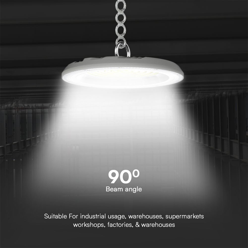 VT-91150CCT 150W LED HØJBAY 3IN1 med 150W Effekt, 12300lm, RA80 og IP65