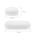 8W LED lampe 4000K Oval