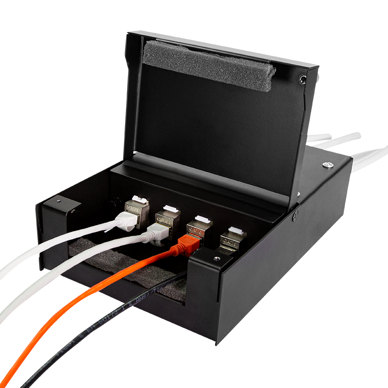 Konsolideringspunktboks - 4 keystone moduler, IP20